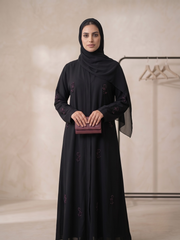 The Black Orchid Abaya