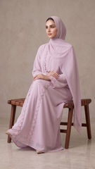 Petal Lilac Abaya