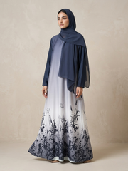 Grey Ombre Abaya