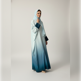2 Tone Mint Abaya