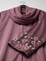 Dusty Mauve Abaya