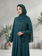 Aura Tie-Cuff Abaya