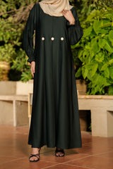 Minal Green Abaya