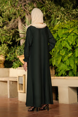 Minal Green Abaya