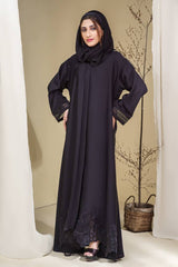Black Celestial Abaya