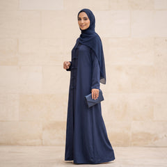 Elegant Blue Abaya