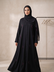The Black Orchid Abaya