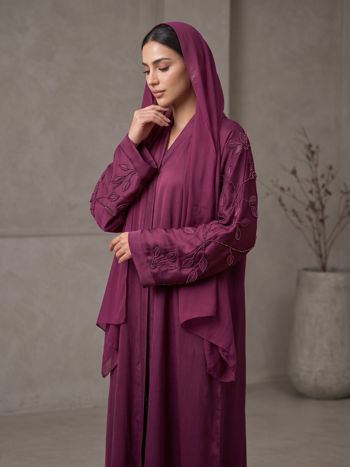 Mulberry Blossom Abaya