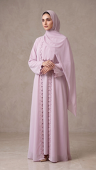Petal Lilac Abaya