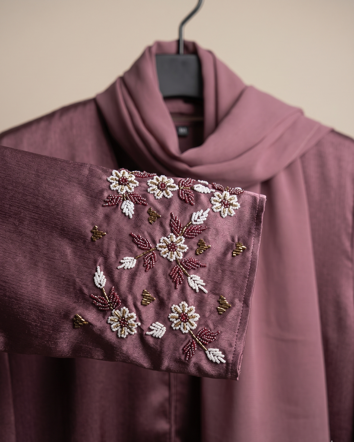 Dusty Mauve Abaya
