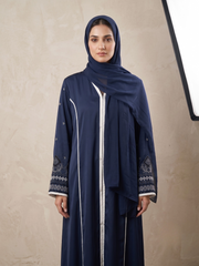 Navy Noor Abaya