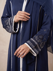 Navy Noor Abaya