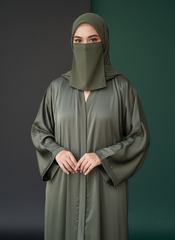 Al-Zahra Abaya With Naqab & Scarf