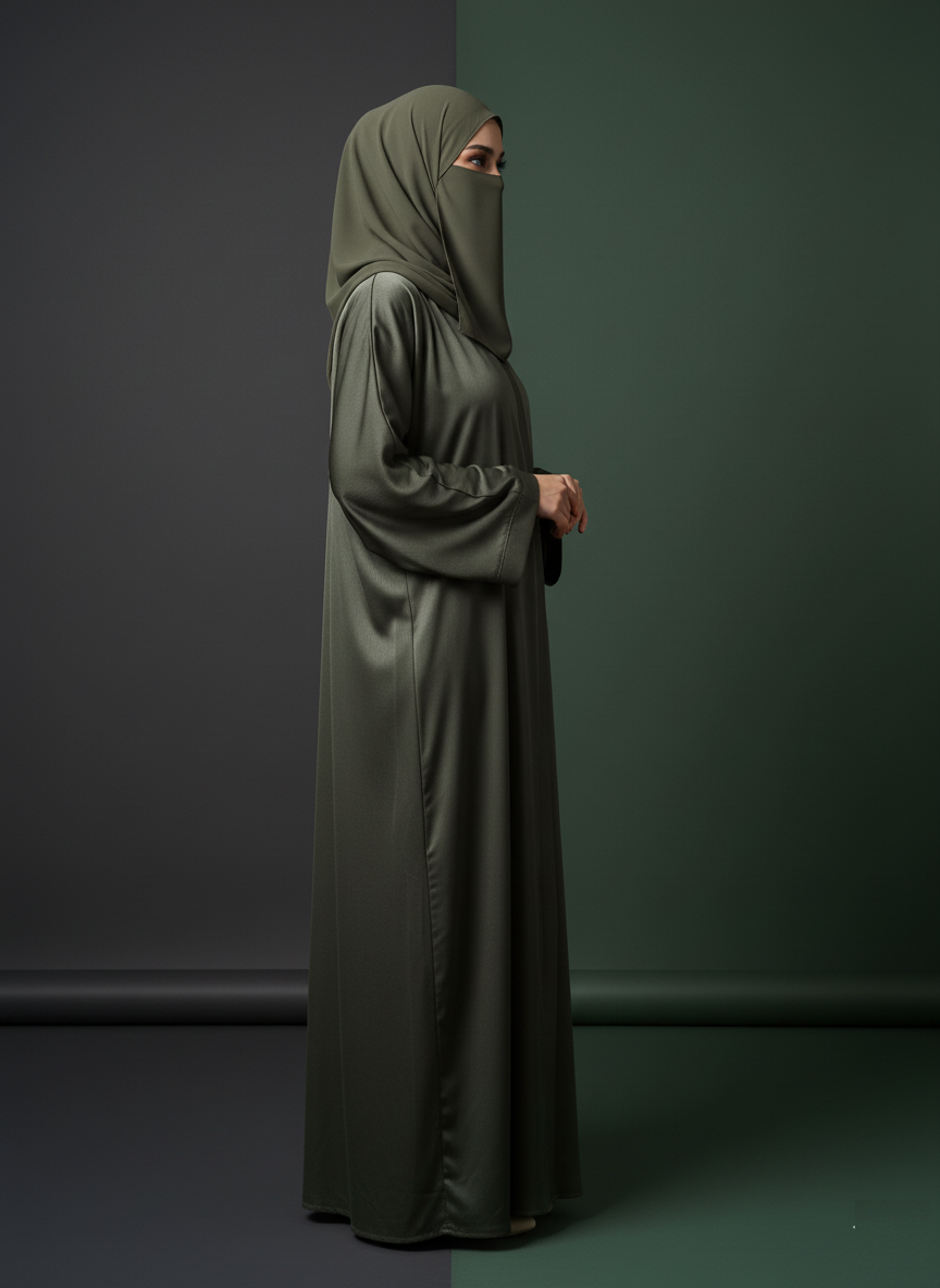 Al-Zahra Abaya With Naqab & Scarf