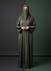 Al-Zahra Abaya With Naqab & Scarf