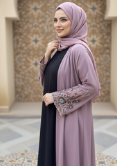 Mauve Whisper Abaya