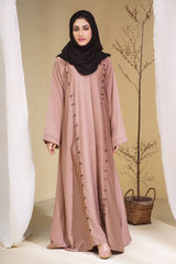 Beige Pintux Abaya