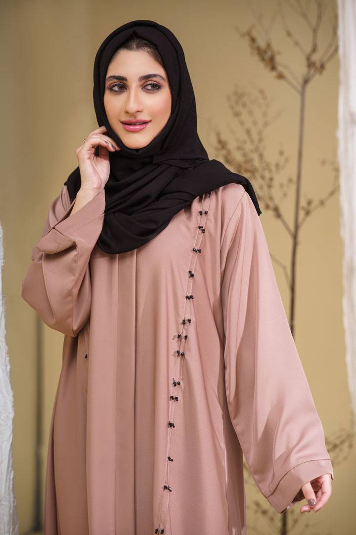 Beige Pintux Abaya