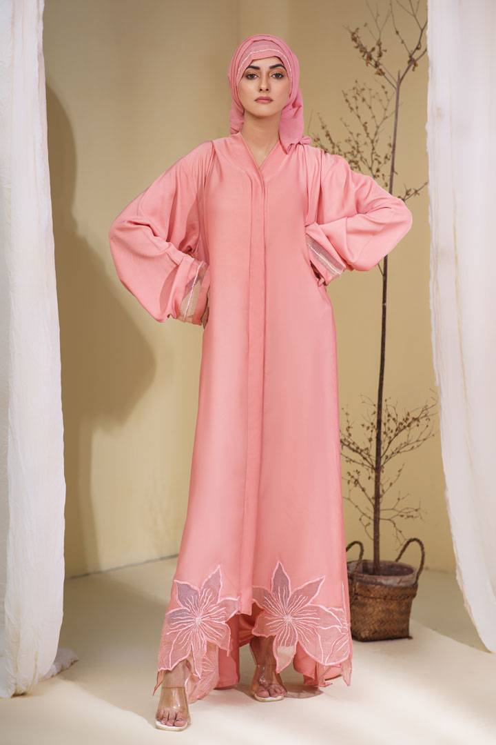 Celestial Pink Abaya