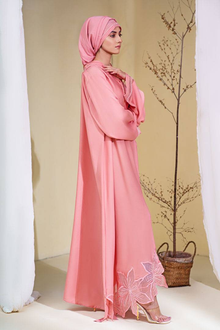 Celestial Pink Abaya