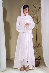 White Celestial Abaya