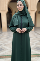 Enchanted Green Abaya