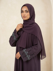 Royal Plum Abaya