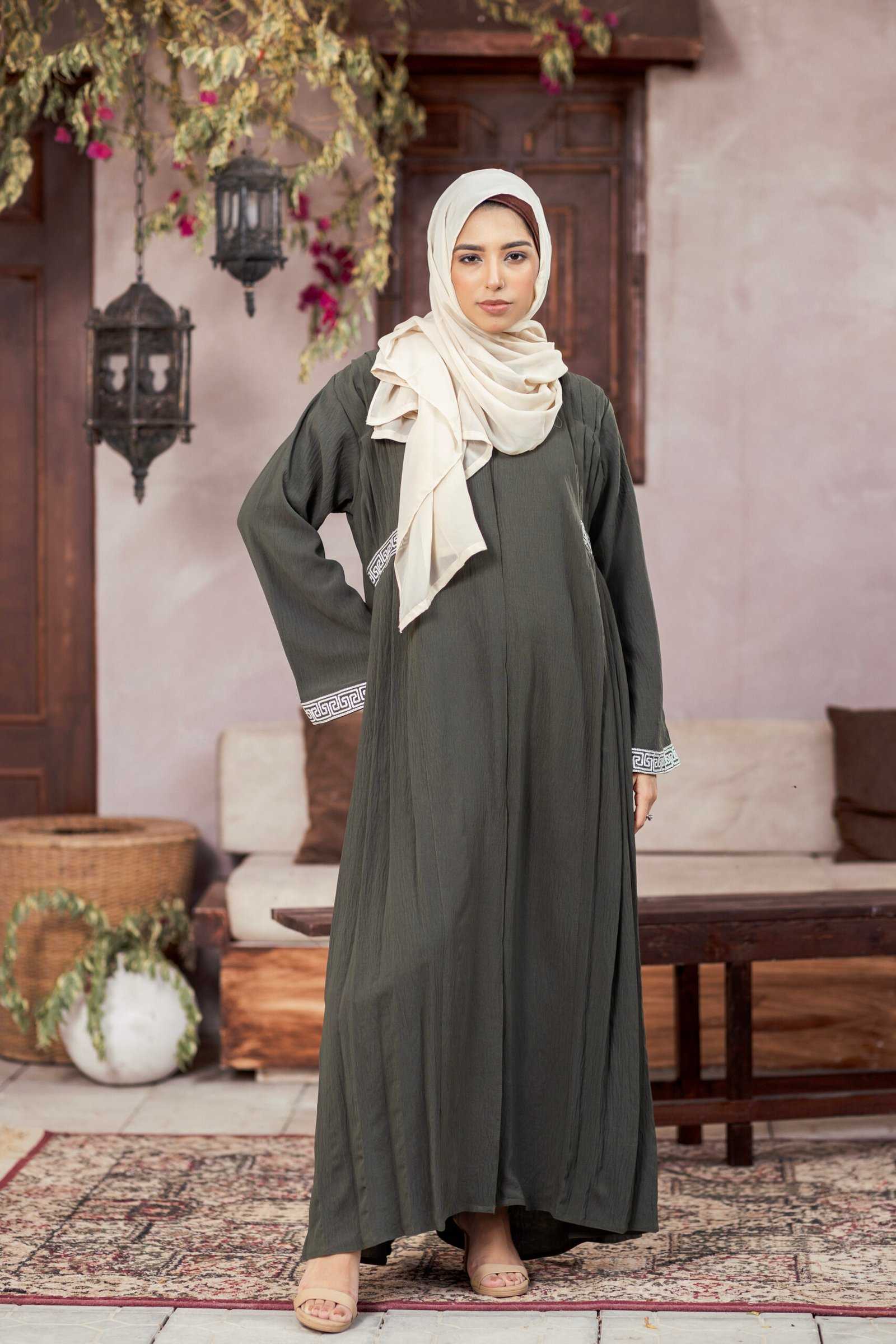 Emaan Embroidered Abaya