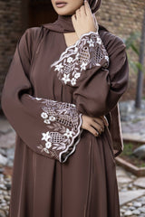 Midnight Brown Abaya
