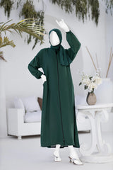Enchanted Green Abaya