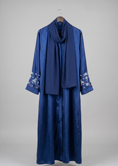 Midnight Bloom Abaya