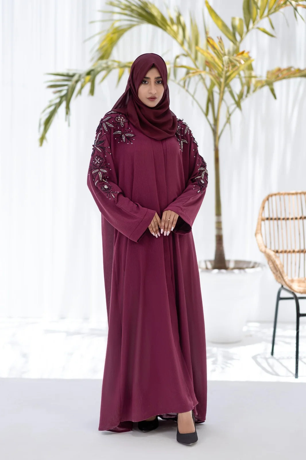 Floral Majesty Abaya