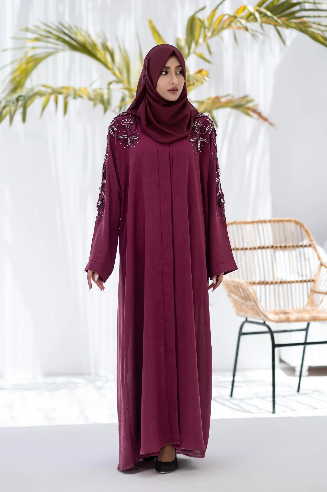 Floral Majesty Abaya