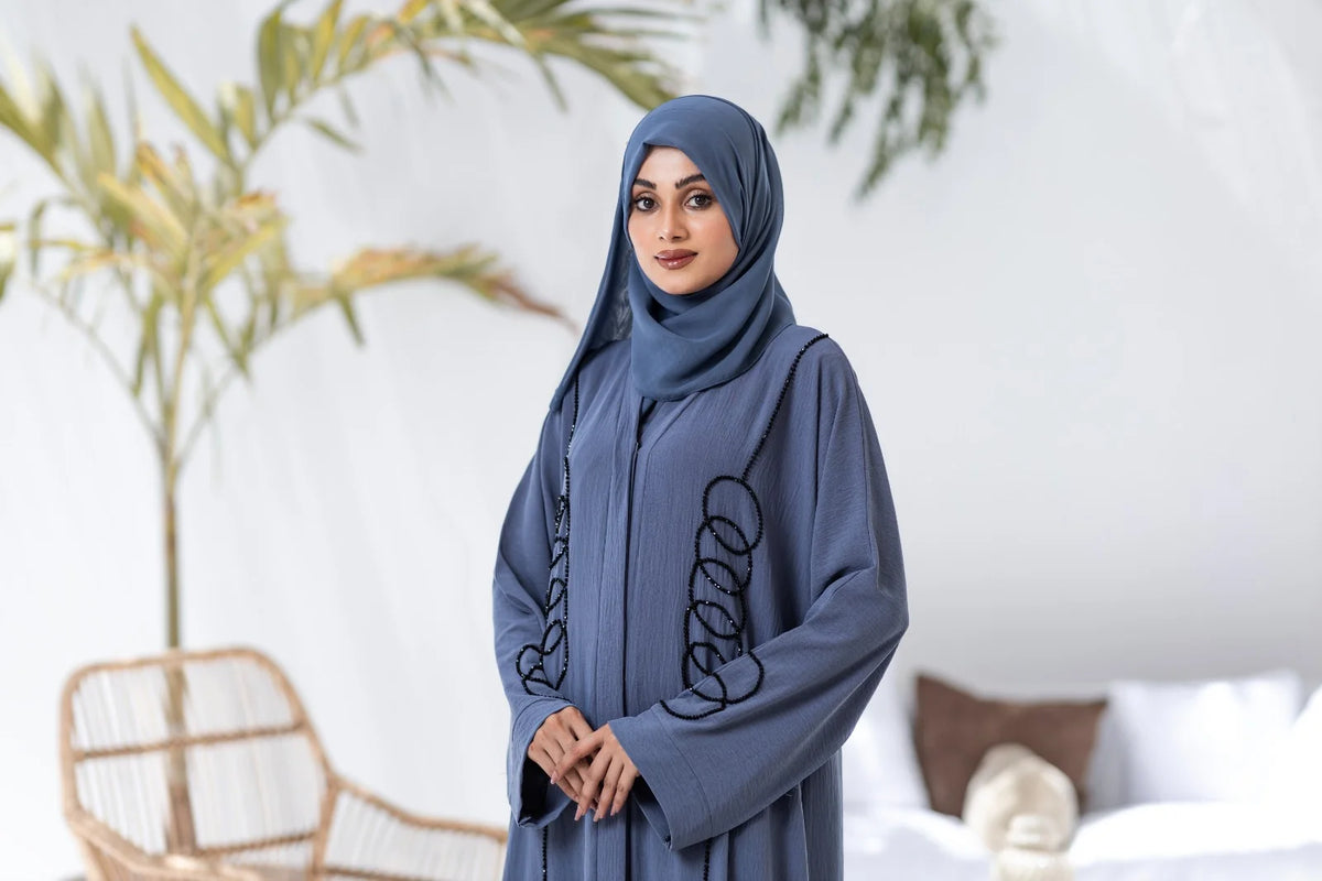 Sapphire Elegance Abaya