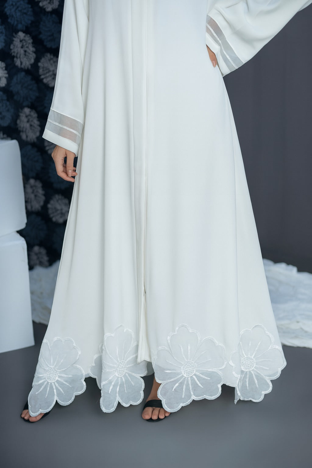 White Celestial Abaya