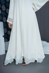 White Celestial Abaya