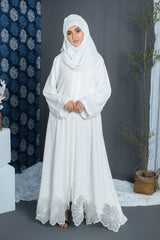 White Celestial Abaya